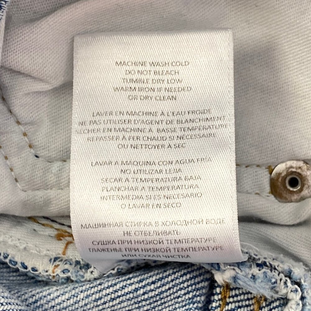 Re/Done 70s Stove Pipe Crop Jeans *Light 14* - Picture 10 of 14